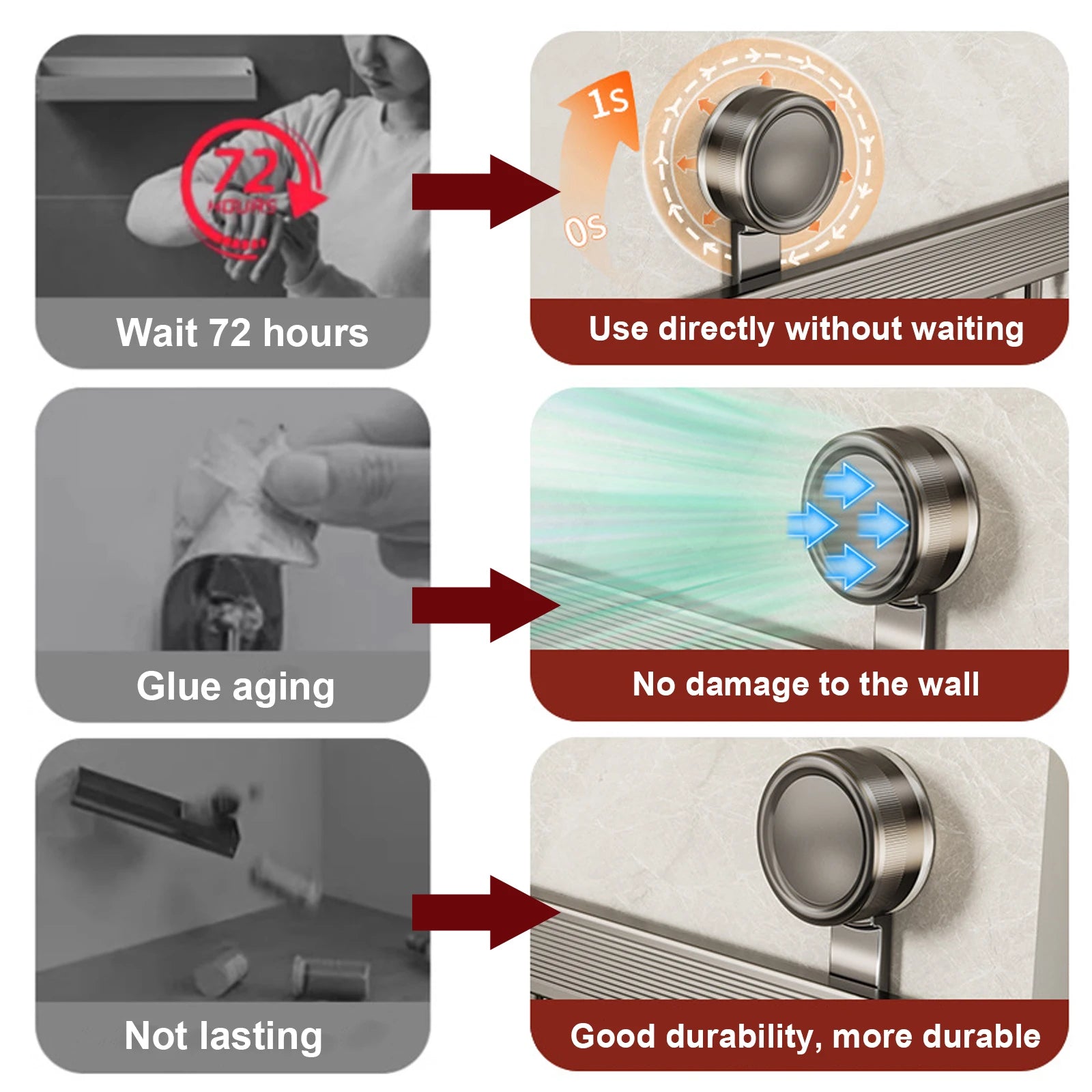 Kitchen Harmony Wall-Mounted Utensil Rack