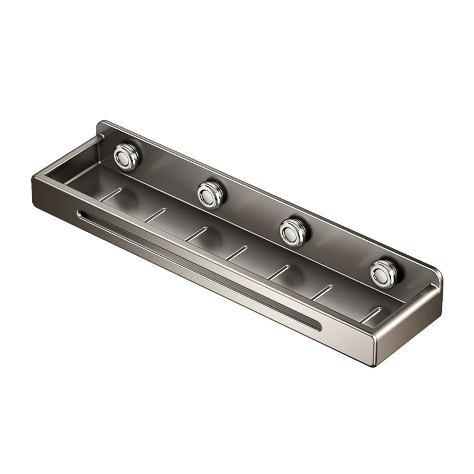 Sleek Stainless Steel Wall Organizer