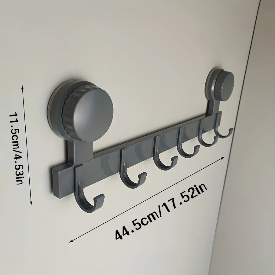Suction Cup Six-Hook Organizer