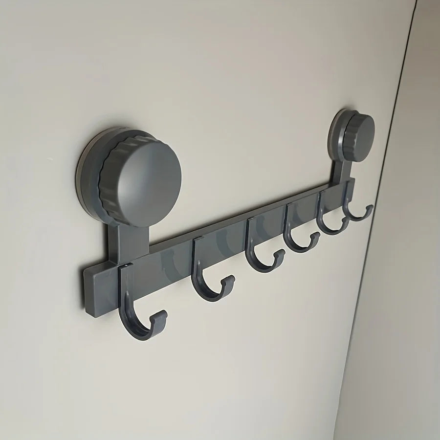 Suction Cup Six-Hook Organizer