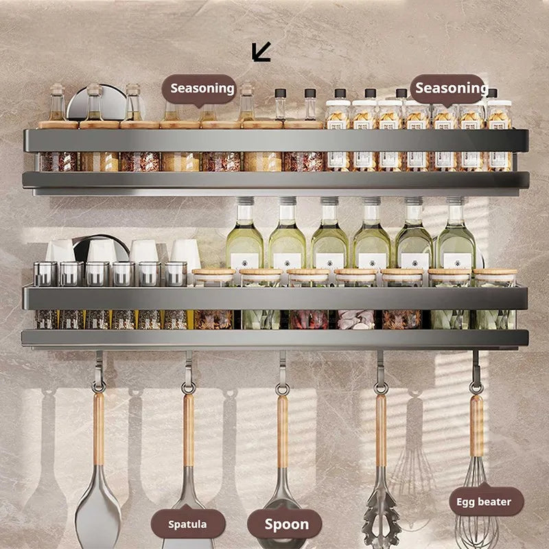 Suction Cup Spice Wall Organizer