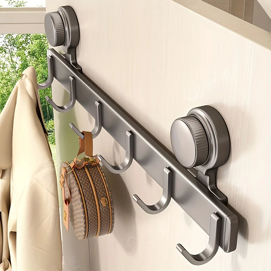 Suction Cup Six-Hook Organizer
