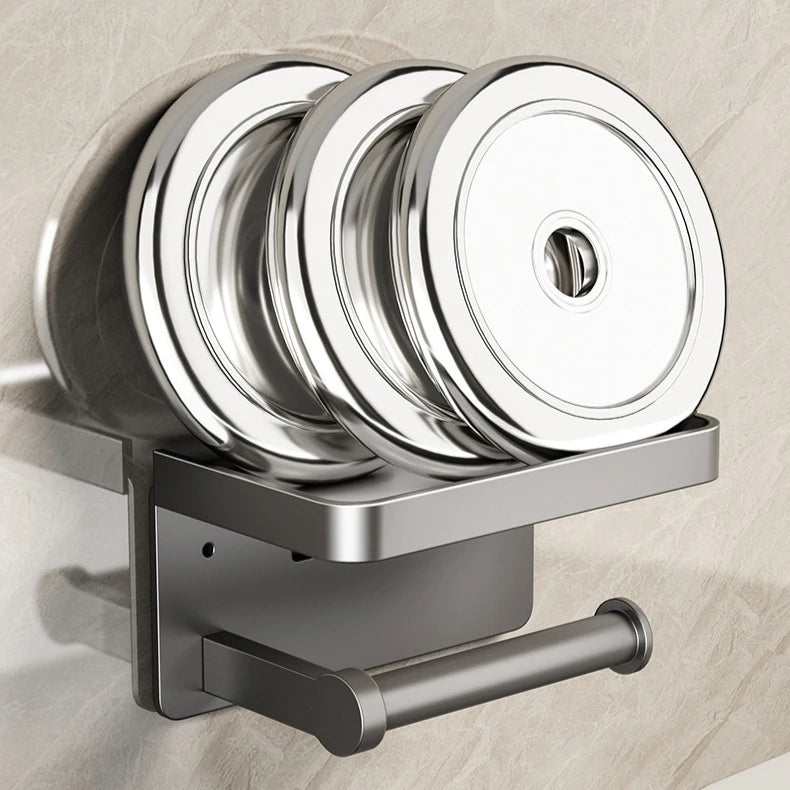 Suction Style Toilet Paper Holder