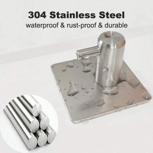Elegant Stainless Steel Self-Adhesive Hook