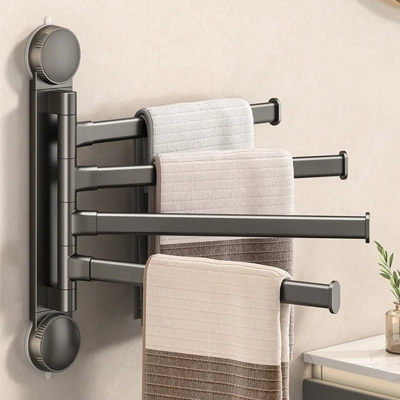 Stylish Suction Cup Towel Rack
