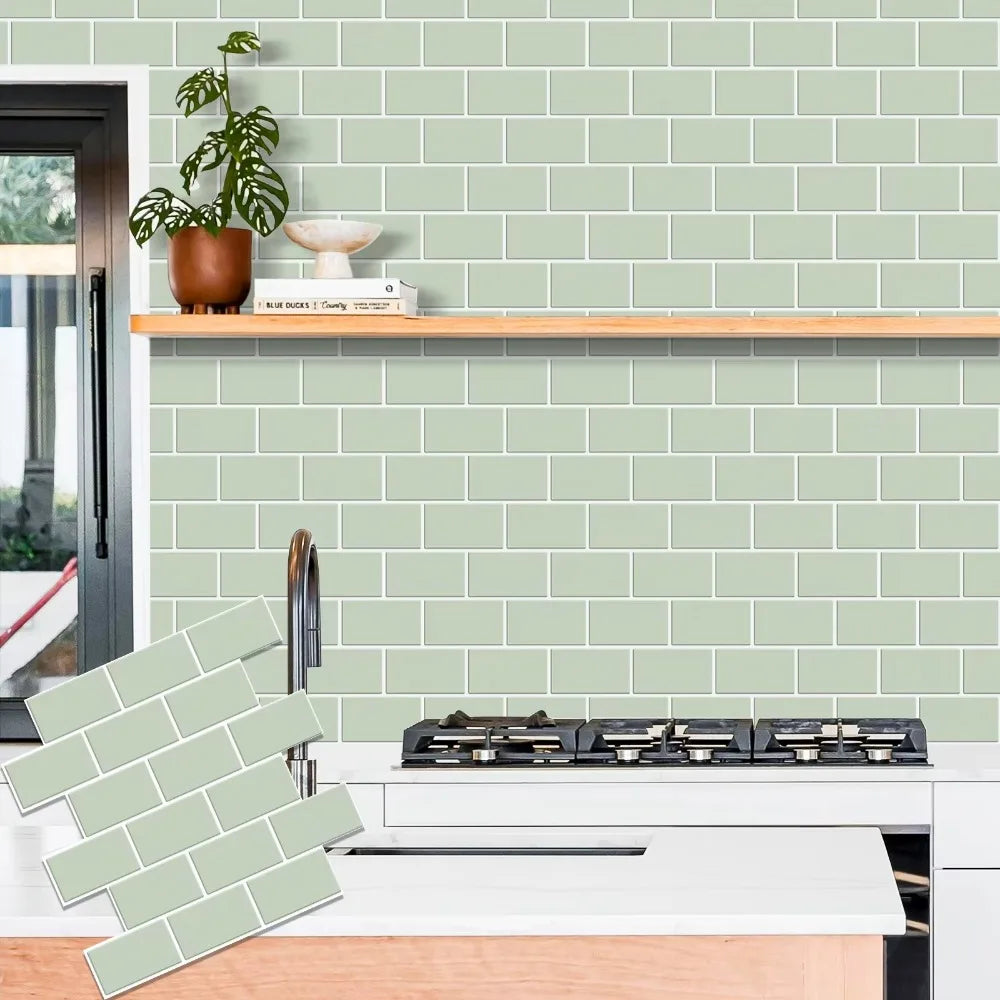 Elegant Subway Tile Wall Stickers